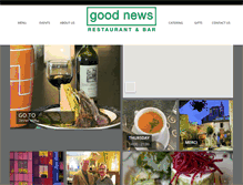 Tablet Screenshot of good-news-cafe.com